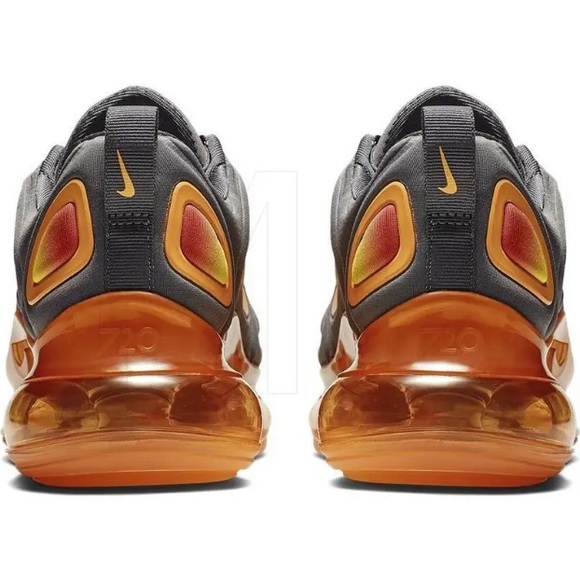 Nike Air Max 720 Gunsmoke Fuel Orange (GS) AQ3196-004 Size 6Y M/ Women’s 7.5 NIB - Picture 11 of 16